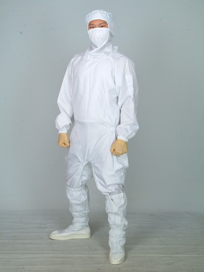 Bộ Quần Áo Phòng Sạch  Liền Thân Dây Kéo Đáy Quần